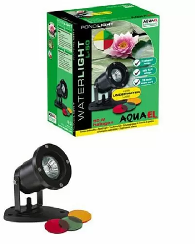Aquael L50 подводная подсветка для прудов, 3 цветных фильтра