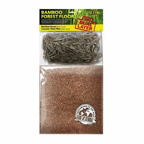 Грунт Exo Terra Bamboo Forest Floor 2 в 1 для террариума, бамбук и кокос, 2,2 л и 6,6 л