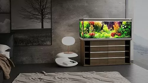 Пресноводный аквариум с тумбой STELLEX AQUA 450, 450 л, 151х56х142 см
