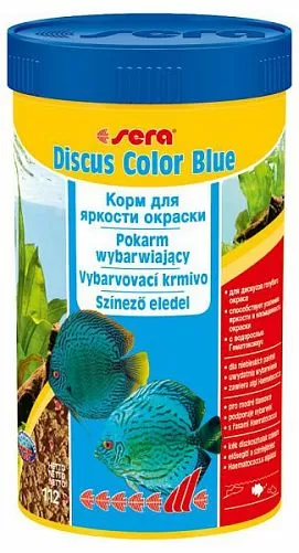 Sera Discus Color Blue корм для яркой окраски «голубых» форм дискусов, гранулы 250 мл Sera Discus Color Blue корм для яркой окраски «голубых» форм дискусов, гранулы 250 мл