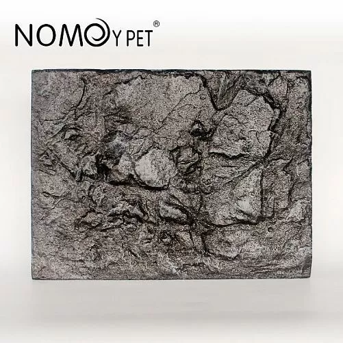 Фон рельефный NOMOY PET для террариумов, камень серый, 60х45х3,5 см