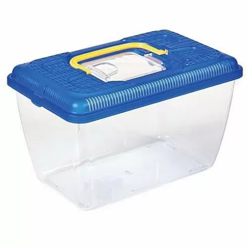 Фаунариум Naribo PCL-255 для мелких животных, пластиковый, с цветной крышкой, 25,5x16,5x16 см