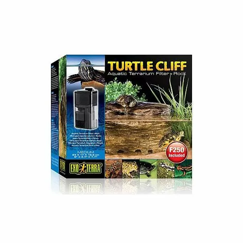 Черепашья скала Exo Terra Turtle-Cliff с фильтром для воды, 22x16x19,5 см