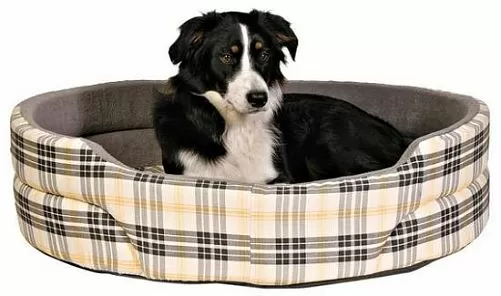 Лежак TRIXIE "Lucky" с бортиком, 55х45 см, клетка