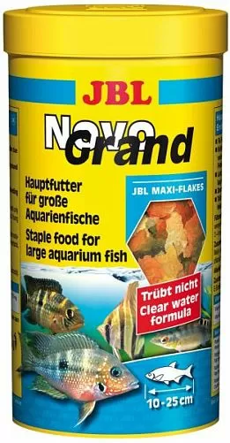 JBL NovoGrand основной корм для крупных видов рыб, крупные хлопья 12,5 л