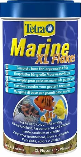 Корм TetraMarin Flakes XL для морских рыб, крупные хлопья 500 мл Корм TetraMarin Flakes XL для морских рыб, крупные хлопья 500 мл