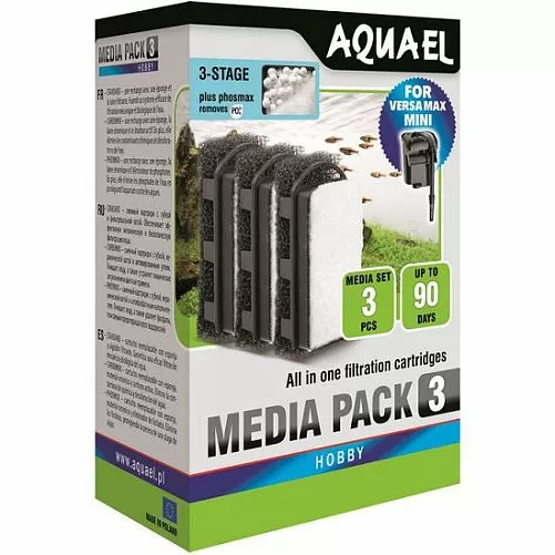 Aquael картридж сменный для VERSAMAX mini с PhosMAX, 3 шт. Aquael картридж сменный для VERSAMAX mini с PhosMAX, 3 шт.