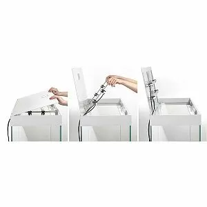 Аквариум Aquael OPTI SET 240 2.0&nbsp;черный, с&nbsp;лед-освещением, 240&nbsp;л