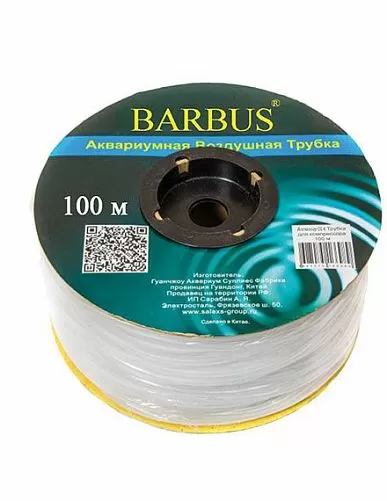 Трубка силиконовая Barbus на катушке 100 м, диаметр 4 мм Трубка силиконовая Barbus на катушке 100 м, диаметр 4 мм