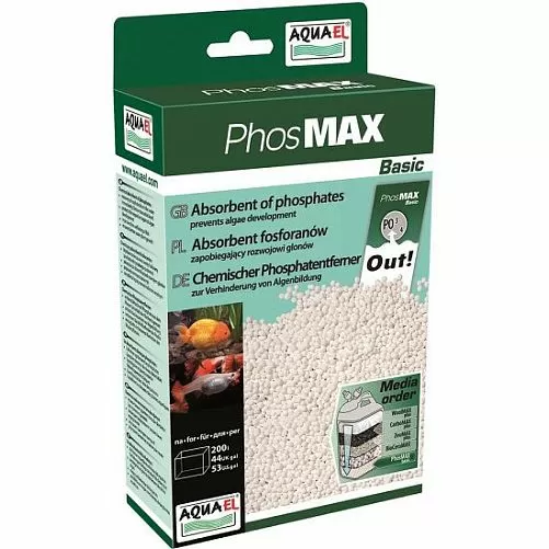Aquael PhosMAX химический поглотитель фосфатов, ионообменная смола 1 л Aquael PhosMAX химический поглотитель фосфатов, ионообменная смола 1 л