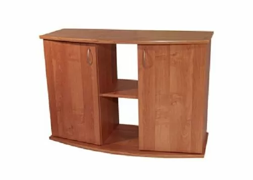 Тумба под аквариум LUX 245 л, фигурная, 2 двери ДСП, ольха