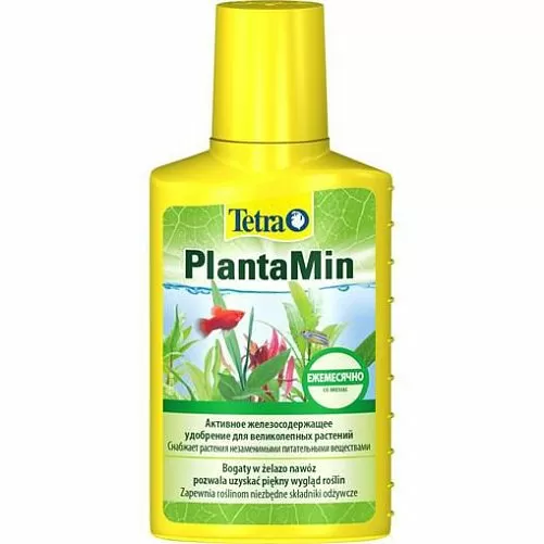 Удобрение Tetra PlantaMin с железом жидкое на объем 200 л, 100 мл Удобрение Tetra PlantaMin с железом жидкое на объем 200 л, 100 мл