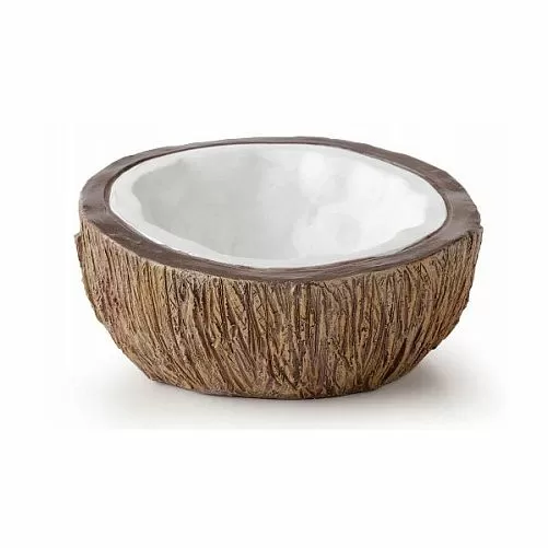 Поилка кокос Exo Terra Coconut Water dish для рептилий, 12х14х6 см