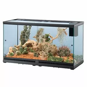 Террариум Ferplast EXPLORA 110 черный, 300 л