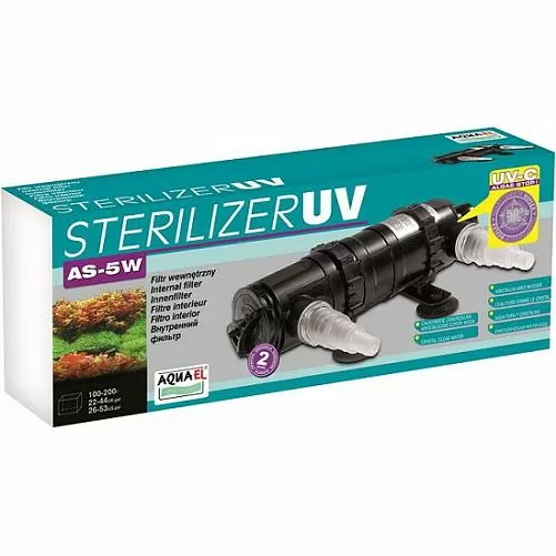 Aquael UV AS-5 стерилизатор для аквариумов до 150 л, 5 Вт Aquael UV AS-5 стерилизатор для аквариумов до 150 л, 5 Вт