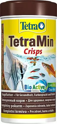 TetraMin Pro Crisps основной корм для всех видов аквариумных рыб, чипсы 250 мл