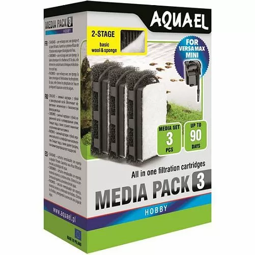 Aquael картридж сменный для VERSAMAX mini, 3 шт.