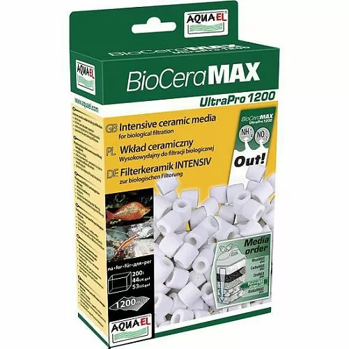 Наполнитель Aquael BioCeraMAX UltraPro 1200 для фильтров, 1 л Наполнитель Aquael BioCeraMAX UltraPro 1200 для фильтров, 1 л