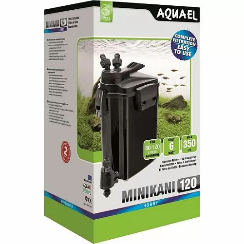 Aquael Mini Kani 120 внешний фильтр для аквариума, 350 л/ч Aquael Mini Kani 120 внешний фильтр для аквариума, 350 л/ч