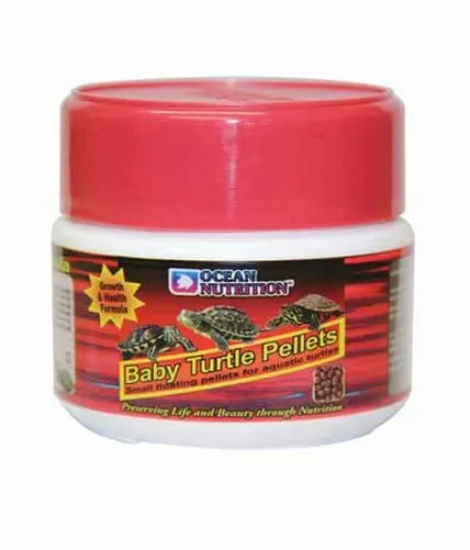 Корм Ocean Nutrition Baby Turtle Pellets для молодых водных черепах, гранулы 60 г