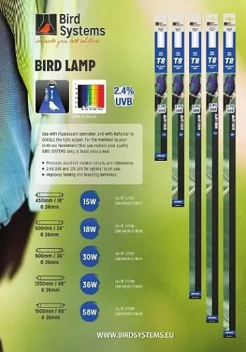 Лампа Т8 Bird Systems Lamp 2,4% 15W