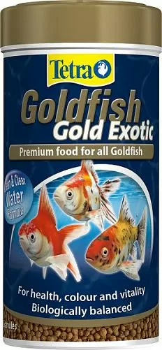 Tetra Gold Exotic корм премиум-класса для золотых рыбок, шарики 250 мл Tetra Gold Exotic корм премиум-класса для золотых рыбок, шарики 250 мл