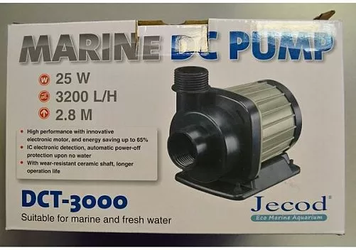 Помпа Jebao DCS-3000NW для флотаторов с игольчатым ротором, 25 Вт, 3200 л/ч, D 20/25/35