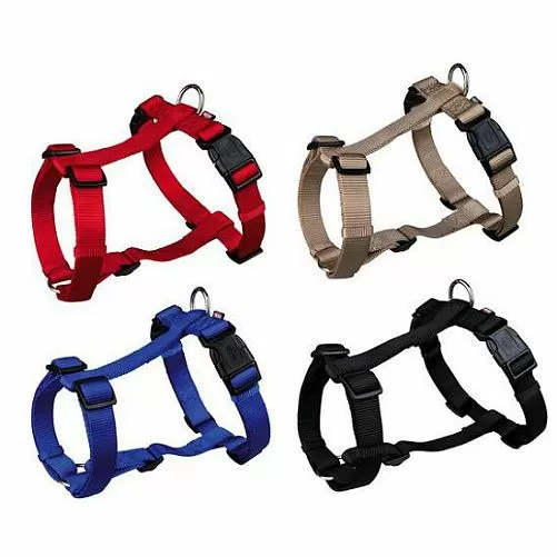 Шлейка TRIXIE Premium, р-р S–M: 40–65 см, 15 мм, черный