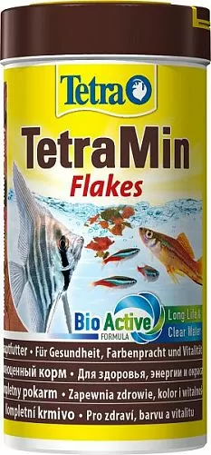 TetraMin основной корм для всех видов аквариумных рыб, хлопья 250 мл TetraMin основной корм для всех видов аквариумных рыб, хлопья 250 мл