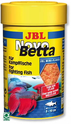 JBL NovoBetta основной корм для петушков, хлопья 100 мл JBL NovoBetta основной корм для петушков, хлопья 100 мл