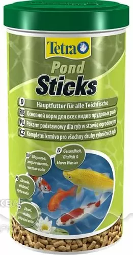 Основной корм Tetra Pond Sticks для прудовых рыб, гранулы 1,25 л