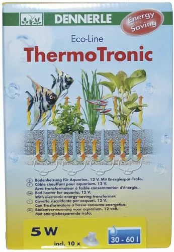 Низковольтный грунтовый термокабель Dennerle ThermoTronic, 5 Вт