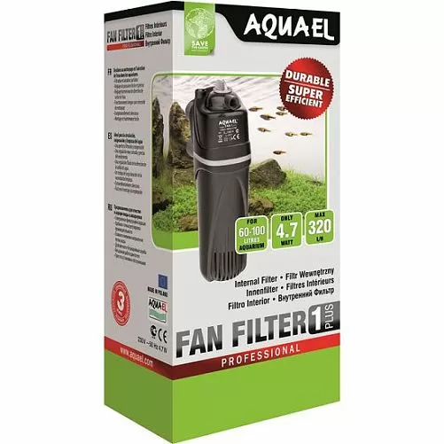 Aquael FAN-1 plus внутренний аквариумный фильтр, 320 л/ч Aquael FAN-1 plus внутренний аквариумный фильтр, 320 л/ч