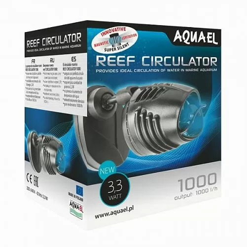 Вихревая помпа Aquael Reef Circulator 1000 для аквариумов до 100 л, 1000 л/ч Вихревая помпа Aquael Reef Circulator 1000 для аквариумов до 100 л, 1000 л/ч