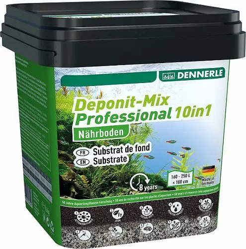 Субстрат питательный Dennerle Deponit Mix Professional 10in1 9,6 кг Субстрат питательный Dennerle Deponit Mix Professional 10in1 9,6 кг
