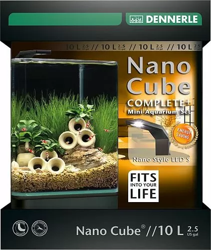 Аквариум Dennerle NANOCube Complete+ Style LED, 10 л