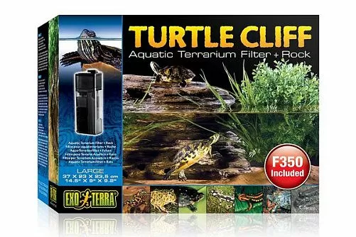 Черепашья скала Exo Terra Turtle-Cliff с фильтром для воды, 34x21x22,5 см