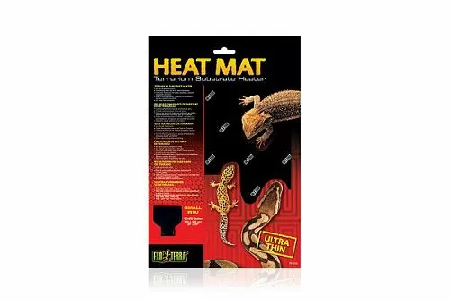 Коврик с обогревом Exo Terra Heat Mat для рептилий, 8 Вт, 20х20 см Коврик с обогревом Exo Terra Heat Mat для рептилий, 8 Вт, 20х20 см
