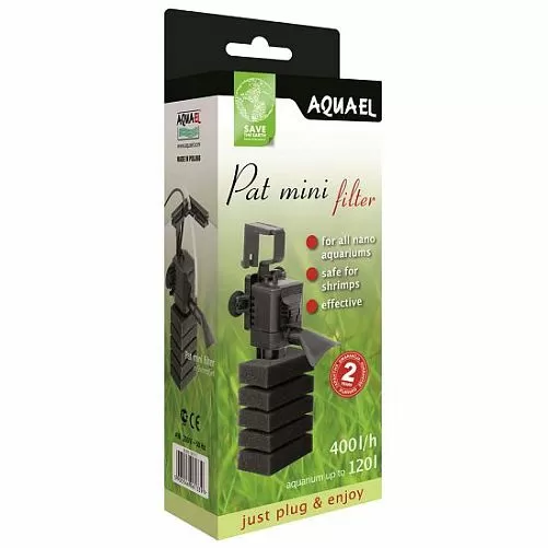 Aquael PAT mini внутренний аквариумный фильтр, 400 л/ч Aquael PAT mini внутренний аквариумный фильтр, 400 л/ч