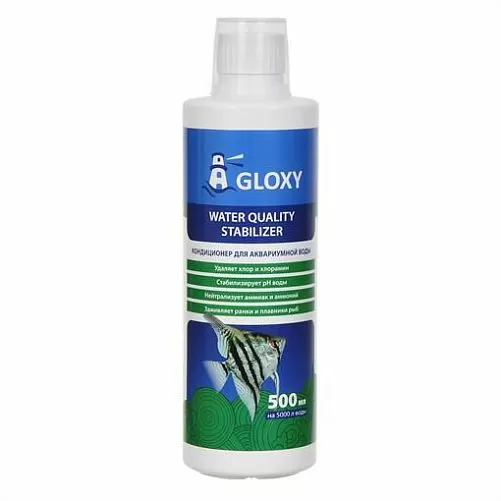 Кондиционер Gloxy Water Quality Stabilizer для подготовки воды, 500 мл на 5000 л Кондиционер Gloxy Water Quality Stabilizer для подготовки воды, 500 мл на 5000 л