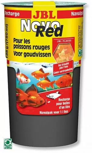 JBL NovoRed refill - Основной корм для золотых рыб в специальной упаковке, хлопья 130 г JBL NovoRed refill - Основной корм для золотых рыб в специальной упаковке, хлопья 130 г