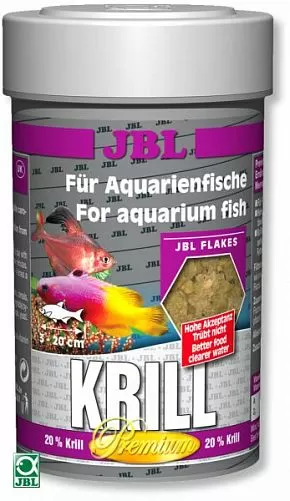 JBL Krill корм класса "премиум" из криля, хлопья 100 мл JBL Krill корм класса "премиум" из криля, хлопья 100 мл
