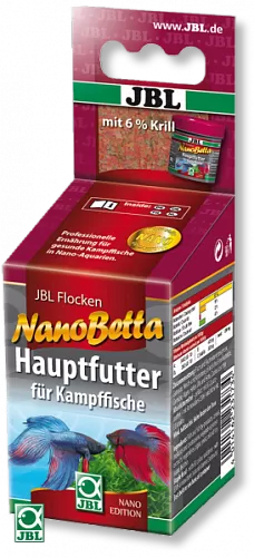 JBL NanoBetta основной корм для бойцовых рыбок (петушков), хлопья 60 мл