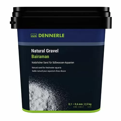 Грунт природный Dennerle Bairaman 0,1-0,6 мм, белоснежный, 2,5 кг Грунт природный Dennerle Bairaman 0,1-0,6 мм, белоснежный, 2,5 кг