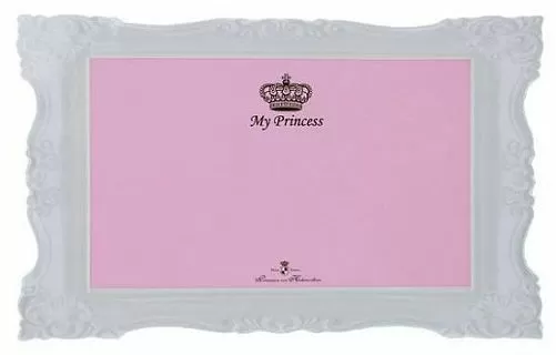Коврик TRIXIE My Princess под миску, пластик, 44х28 см, розовый