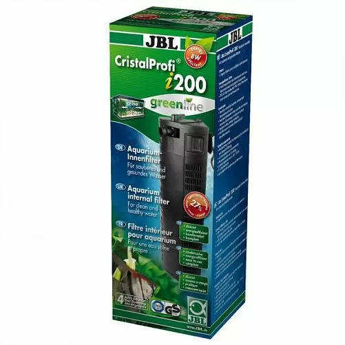 JBL CristalProfi i200 greenline внутренний аквариумный фильтрдо 130-200 л,  угловой, 300-720 л/ч