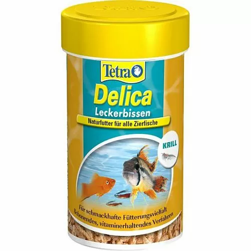 TetraDelica Krill лакомство для рыб сушеный криль, 100 мл TetraDelica Krill лакомство для рыб сушеный криль, 100 мл
