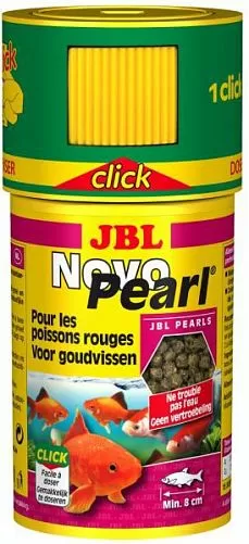 JBL NovoPearl CLICK корм для золотых рыб, в банке с дозатором, гранулы 100 мл (35 г) JBL NovoPearl CLICK корм для золотых рыб, в банке с дозатором, гранулы 100 мл (35 г)