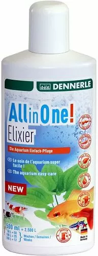 Добавка Dennerle All in One! Elixier для комплексного ухода за аквариумом, 500 мл
