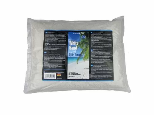Грунт GROTECH White Sand для рифового аквариума, 1-2 мм, 5кг Грунт GROTECH White Sand для рифового аквариума, 1-2 мм, 5кг